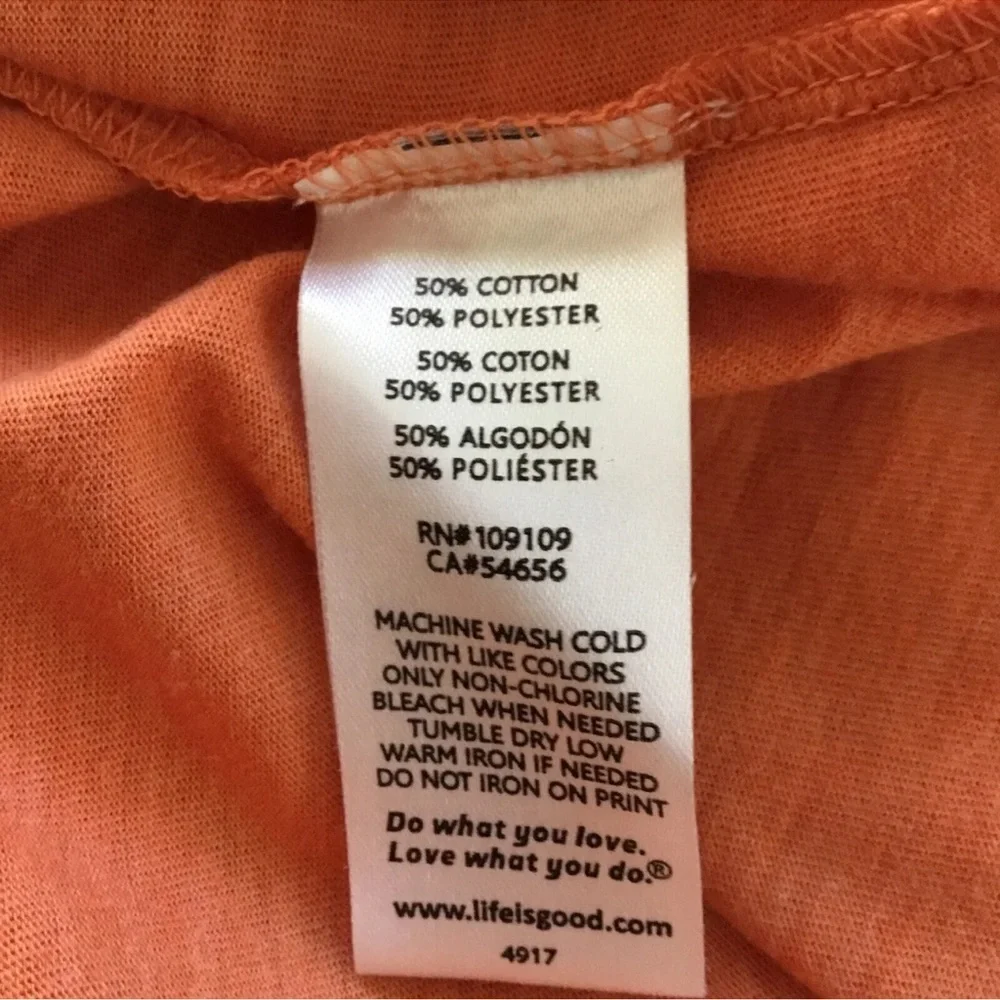 Life is good Men’s Shirt Size S Short Sleeve Cotton - Picture 5 of 5